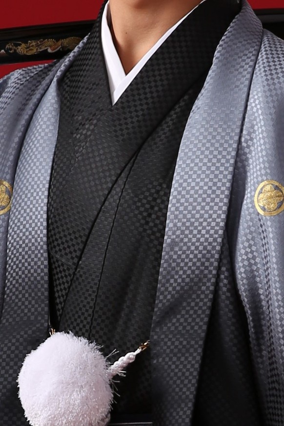 紋付袴レンタル 紋付羽織レンタル 男袴 羽織着物ー２1 男袴ー35