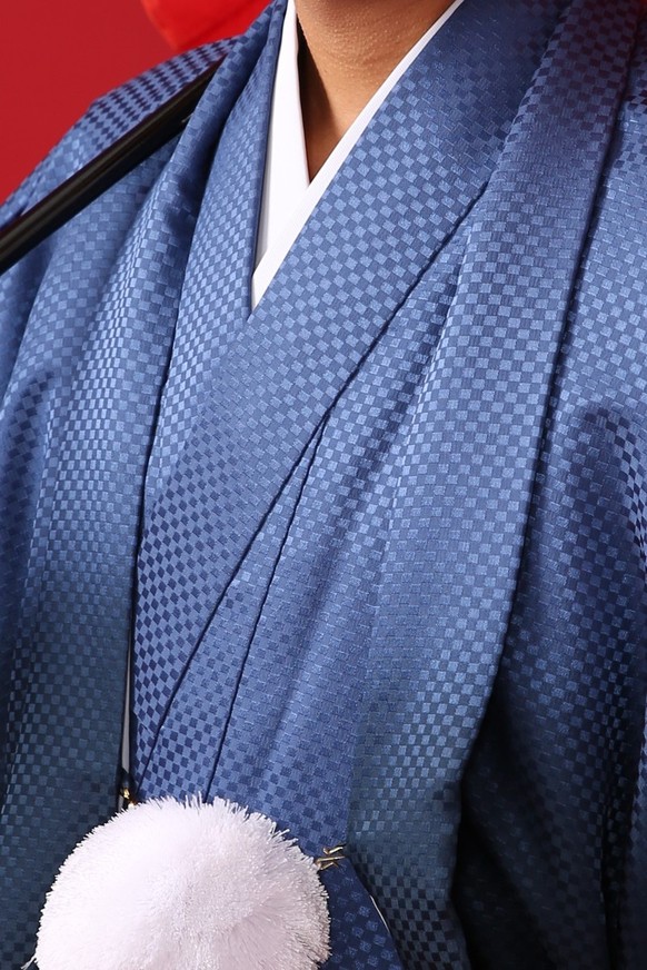 紋付袴レンタル 紋付羽織レンタル 男袴 羽織着物ー41 男袴ー44