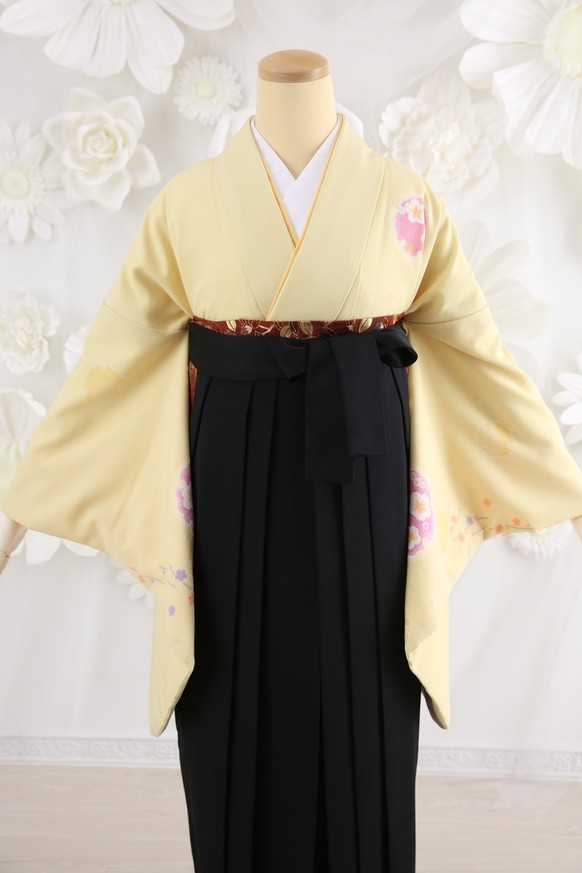 【卒業式袴】卒業式袴用着物-159 ナカノヒロミチ/袴-黒
