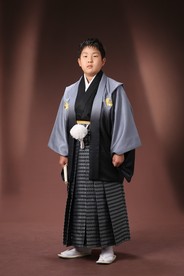 【卒業式袴】卒業式男袴用着物-21 / 袴-49