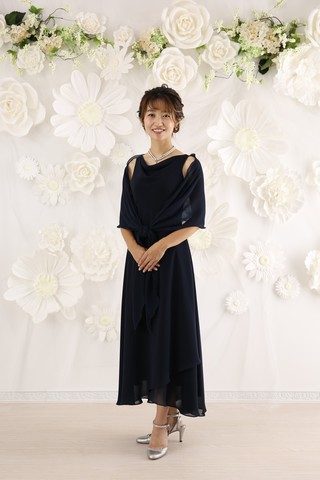 結婚式パーティーお呼ばれドレスレンタルミセスドレス 06 167 姫路の振袖 袴 ドレス レンタルは山陽百貨店4f貸衣装マリリンハウス