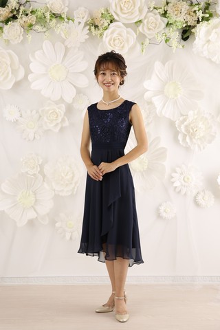 結婚式パーティーお呼ばれドレスレンタルミセスドレス 06 176 姫路の振袖 袴 ドレス レンタルは山陽百貨店4f貸衣装マリリンハウス