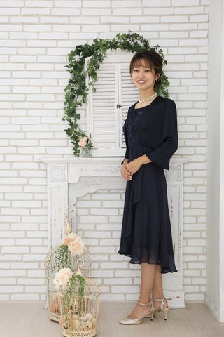 結婚式パーティーお呼ばれドレスレンタルミセスドレス 06 176 姫路の振袖 袴 ドレス レンタルは山陽百貨店4f貸衣装マリリンハウス