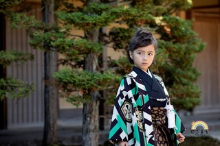 七五三着物レンタル 3歳男の子七五三レンタル】七J3-18 【にこるんkids