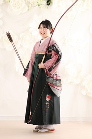 【卒業式袴レンタル】卒業式袴用着物-79 /袴-271