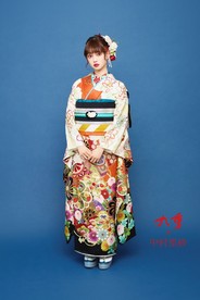 【振袖レンタル　成人式振袖　着物】振袖-471　【九重×中村里砂】