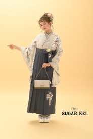 【SUGAR KEIブランド卒業式袴】SUGAR KEIブランド卒業式袴用着物-464 / 袴-328