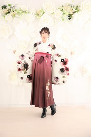 【JAPANSTYLE×中村里砂ブランド卒業式袴レンタル】JAPANSTYLE×中村里砂ブランド卒業式袴用着物-474 /袴-208