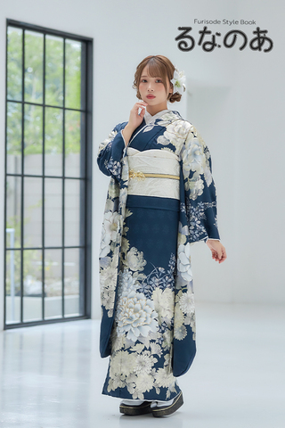 振袖レンタル 成人式振袖 着物】振袖-663【るなのあ】 | 姫路の成人式