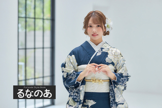 るなのあ　振袖フルセット 振袖レンタル 成人式振袖 着物】振袖-663【るなのあ】 | 姫路の