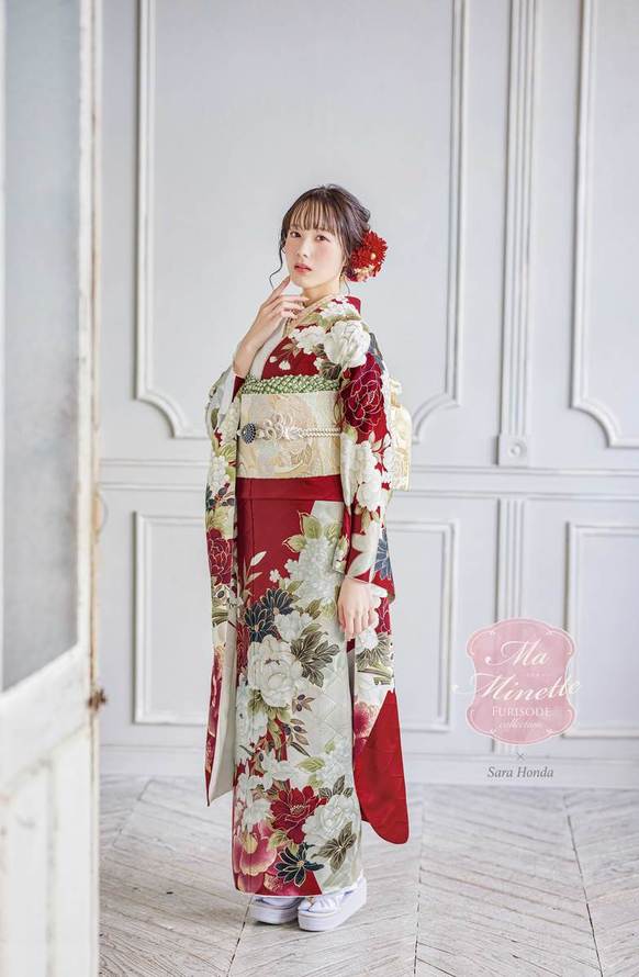 【振袖レンタル 成人式振袖 着物】振袖-707【Maminette×Sara】