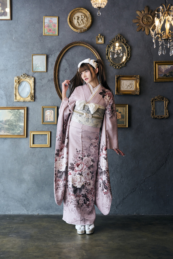 【振袖レンタル　成人式振袖　着物】振袖-696　【MiMi Furisode Collection】