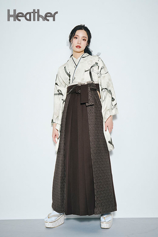 marin☆　袴✖️3着 JAPAN STYLE×中村里砂ブランド卒業式袴レンタル】JAPAN STYLE×中