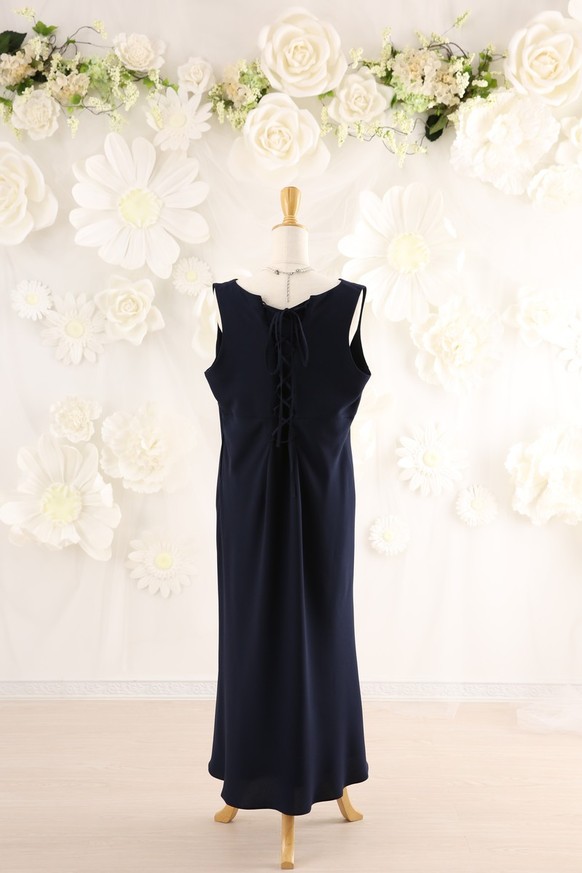 【結婚式パーティーお呼ばれミセスドレスレンタル】15-121・3L