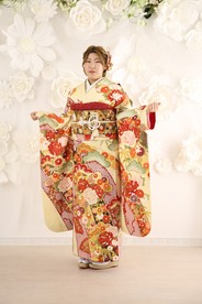 【振袖レンタル　成人式振袖　着物】振袖-400 【桂由美】