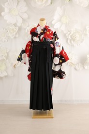 【JAPANSTYLE×中村里砂ブランド卒業式袴レンタル】JAPANSTYLE×中村里砂ブランド卒業式袴用着物-374/袴-259