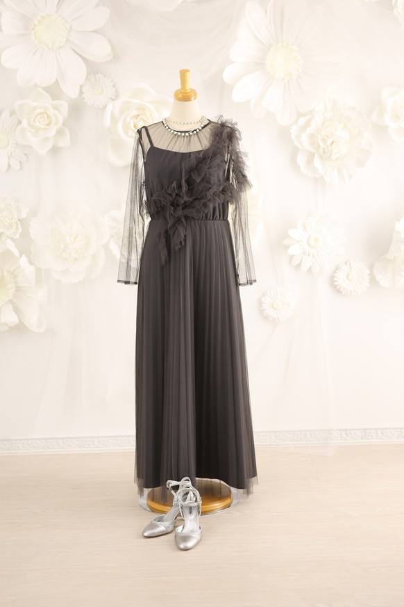 【結婚式パーティーお呼ばれドレスレンタルミセスドレス】02-147