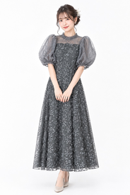 【結婚式パーティーお呼ばれドレスレンタルミセスドレス】02-148