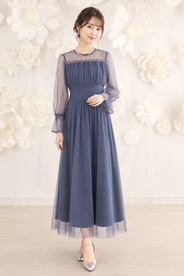 【結婚式パーティーお呼ばれドレスレンタルミセスドレス】06-204