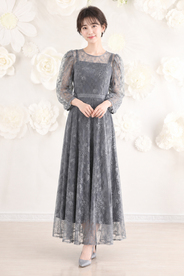 【結婚式パーティーお呼ばれドレス】11-316 11号(Lサイズ)