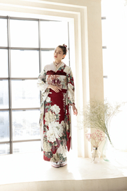 【振袖レンタル　成人式振袖　着物】振袖-708　【ラフィネモカ】のイメージ