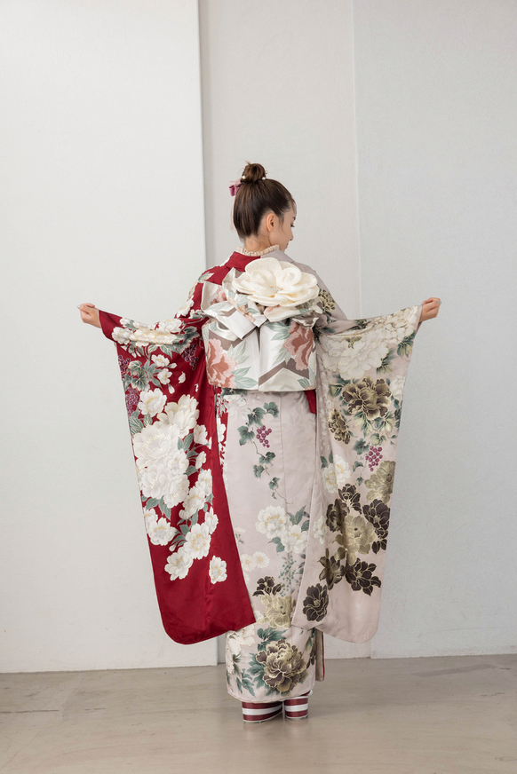 【振袖レンタル 成人式振袖 着物】振袖-708 【ラフィネモカ】