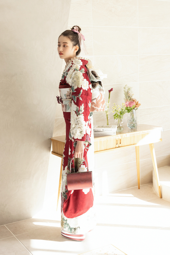 【振袖レンタル 成人式振袖 着物】振袖-708 【ラフィネモカ】