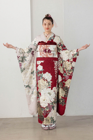 【振袖レンタル　成人式振袖　着物】振袖-708　【ラフィネモカ】