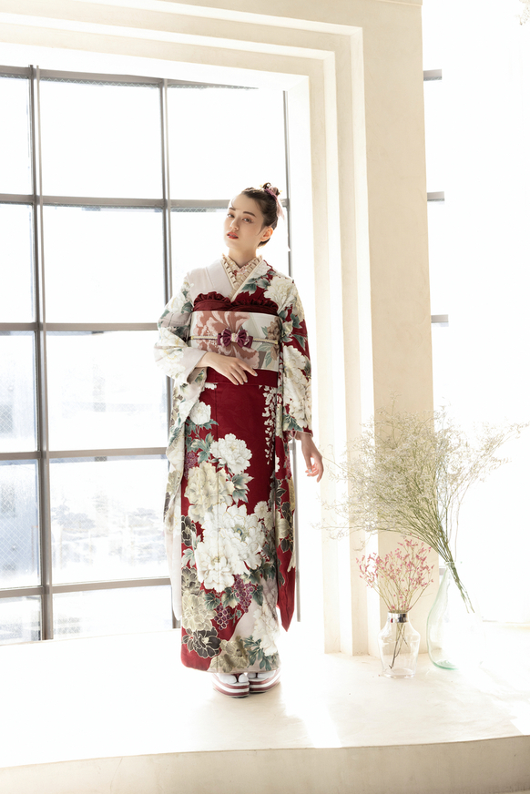 【振袖レンタル 成人式振袖 着物】振袖-708 【ラフィネモカ】