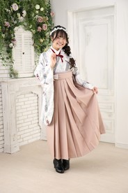 【SUGAR KEIブランド/MaMinetteブランド卒業式袴】SUGAR KEIブランド卒業式袴用着物-497 /袴-345