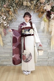 【振袖レンタル　成人式振袖　着物】振袖-655　【九重×中村里砂】