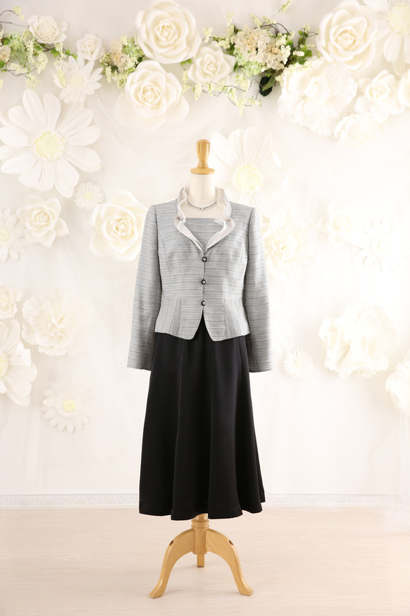 【桂由美マザーズドレス・結婚式パーティーお呼ばれミセスドレスレンタル】02-142/10-5・9号