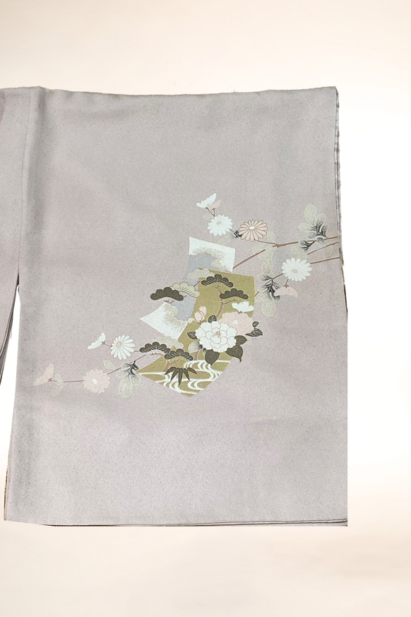 訪問着-8　金彩刺繍　京染