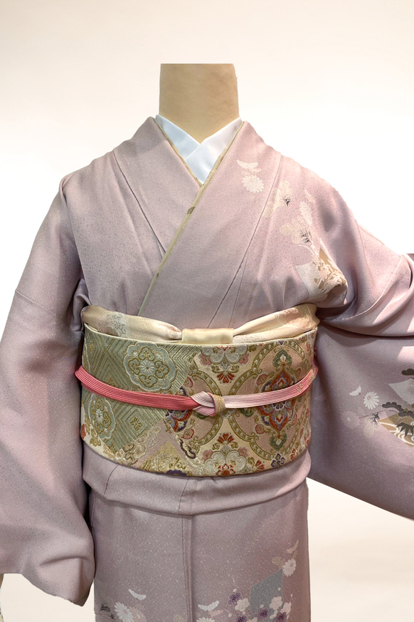 訪問着-8　金彩刺繍　京染