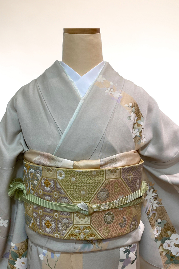 訪問着-17　金彩金箔