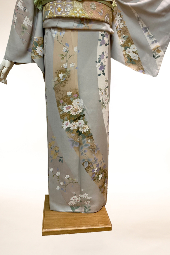 訪問着-17　金彩金箔
