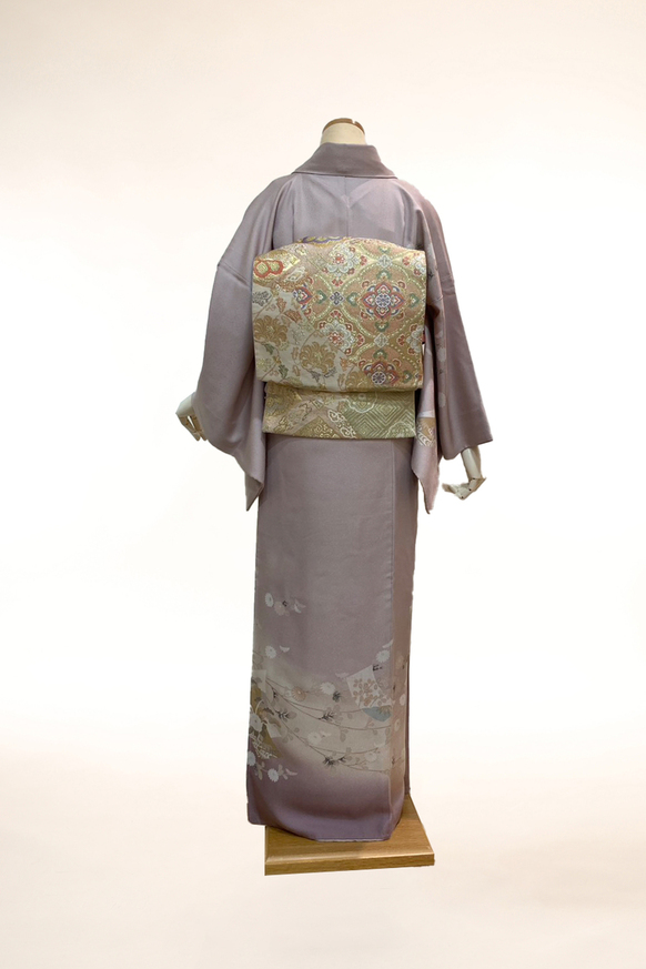 訪問着-8　金彩刺繍　京染