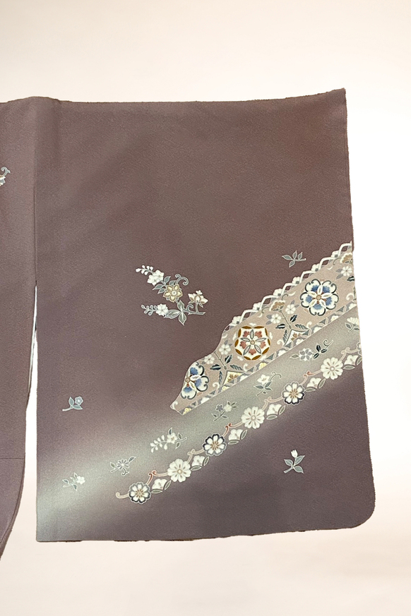 訪問着-18　金銀彩