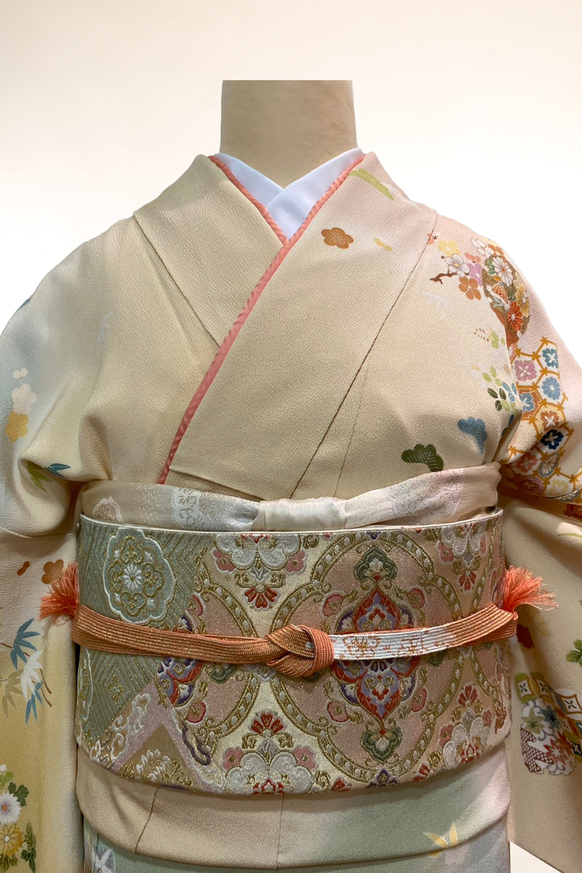 訪問着-25 多彩京染 金彩刺繍