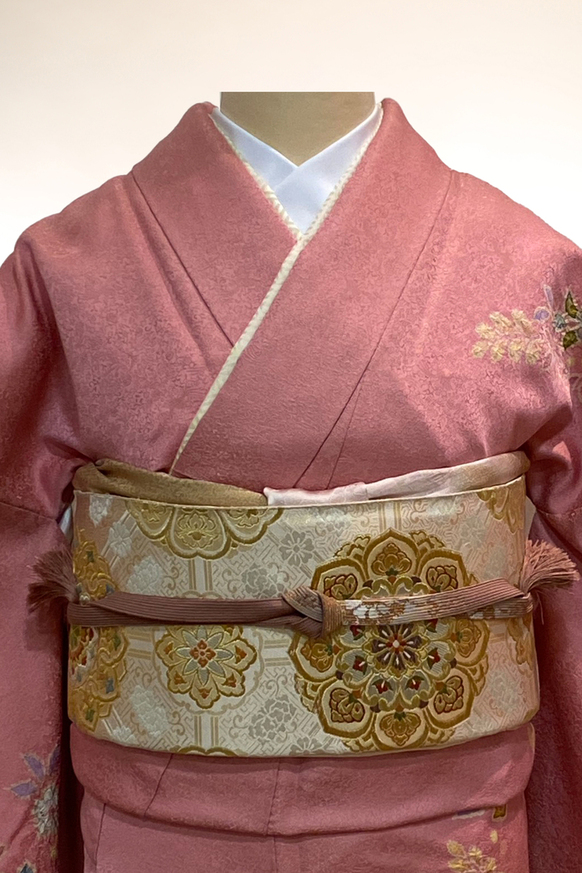 訪問着-34　幻の辻が花　花絞り
