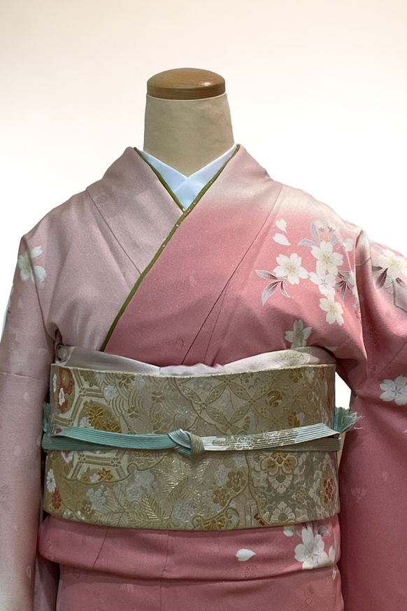 訪問着-35 渡邊邦保 受賞柄 金地金彩刺繍