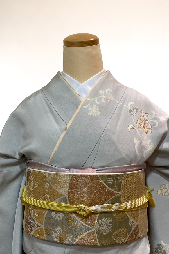 訪問着-39 金彩金駒刺繍